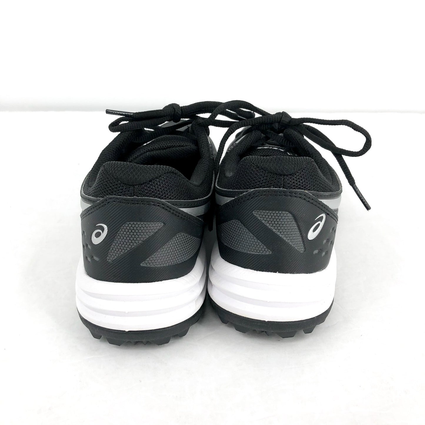 ASICS Womens Gel-Lethal Field Hockey Sneakers US 10 Black Silver Lace Up NIB