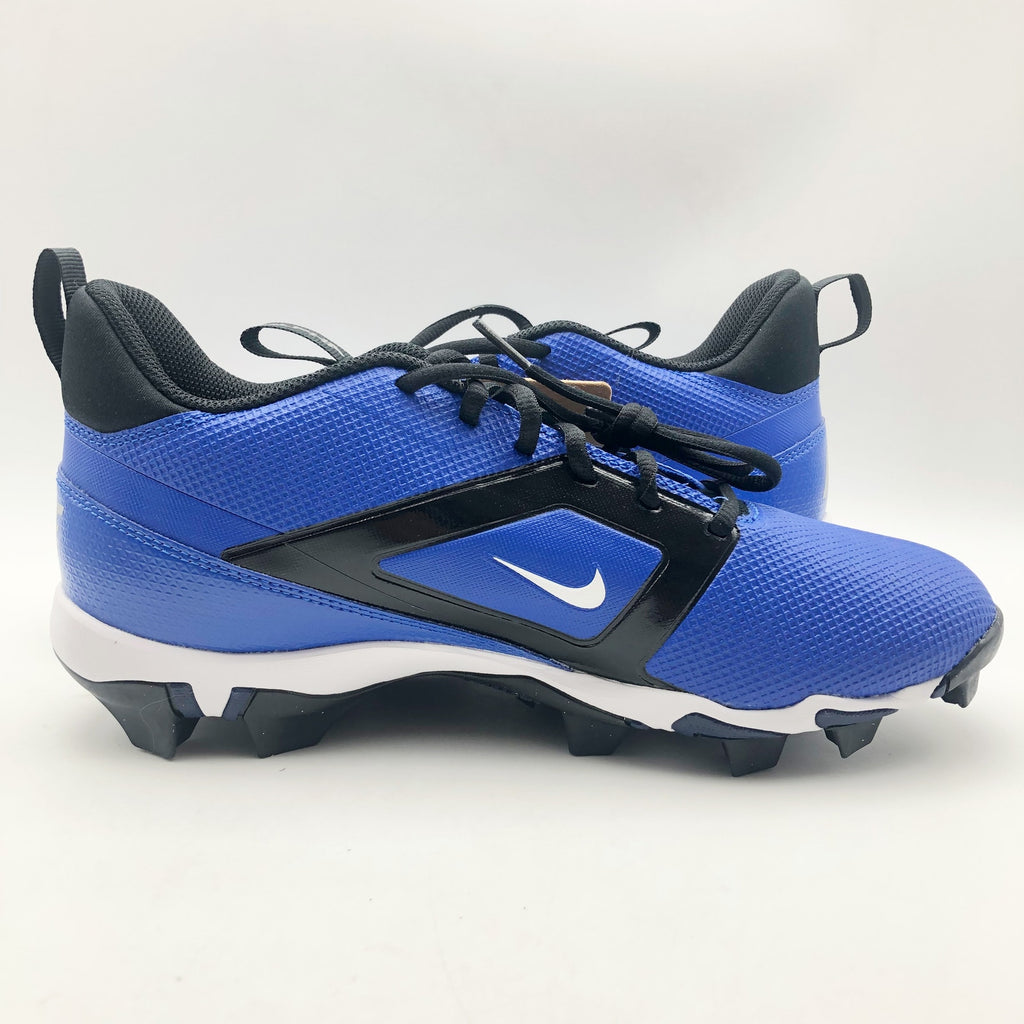 Nike Men's Alpha Menace 4 Shark Football Cleats Size 9.5 Blue White NWOB