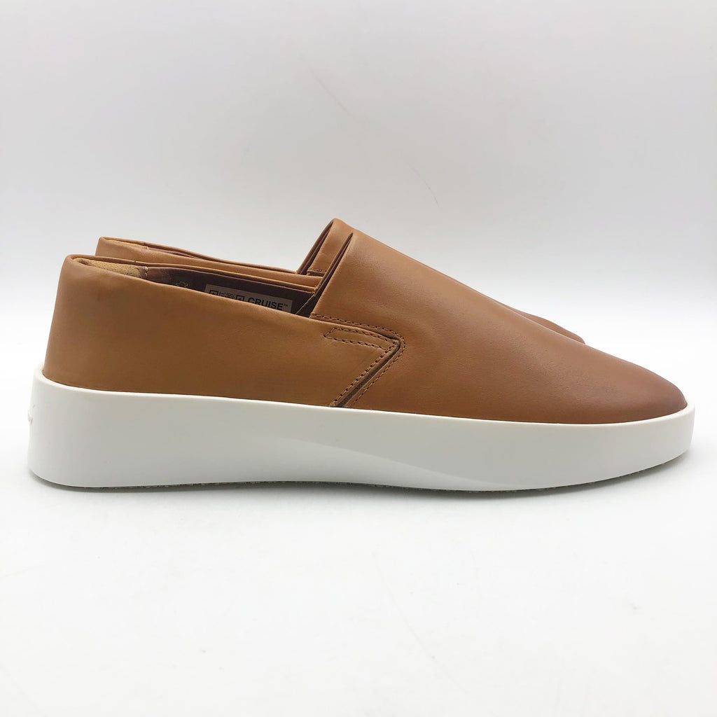 Wolf & Shepherd Cruise Slip On Casual Shoes Men's 5.5 Women's 7 Tan Leather NIB