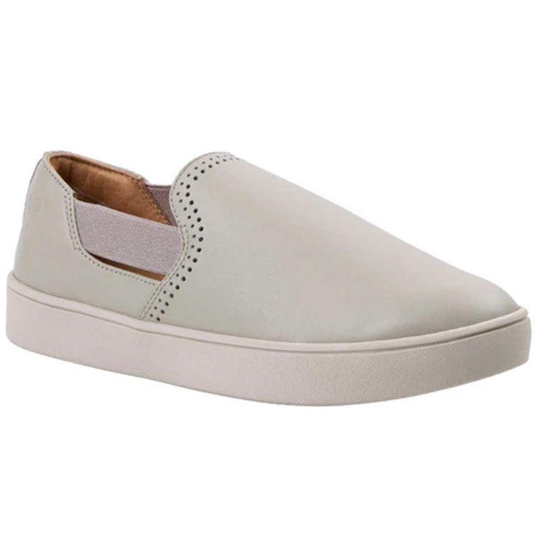 Spenco Womens Parker Low Sneakers Size 7.5 M EU 38 Oyster Grey Slip In NIB