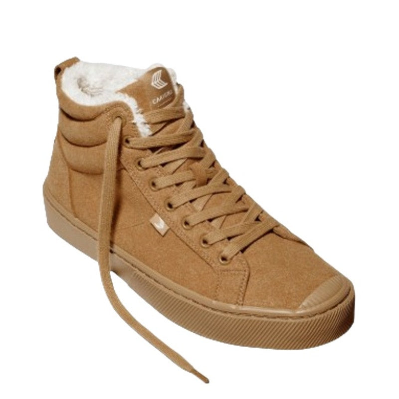 Cariuma OCA Therma High Suede Boots Womens 9 Mens 7.5 Tan Water-repellent NIB