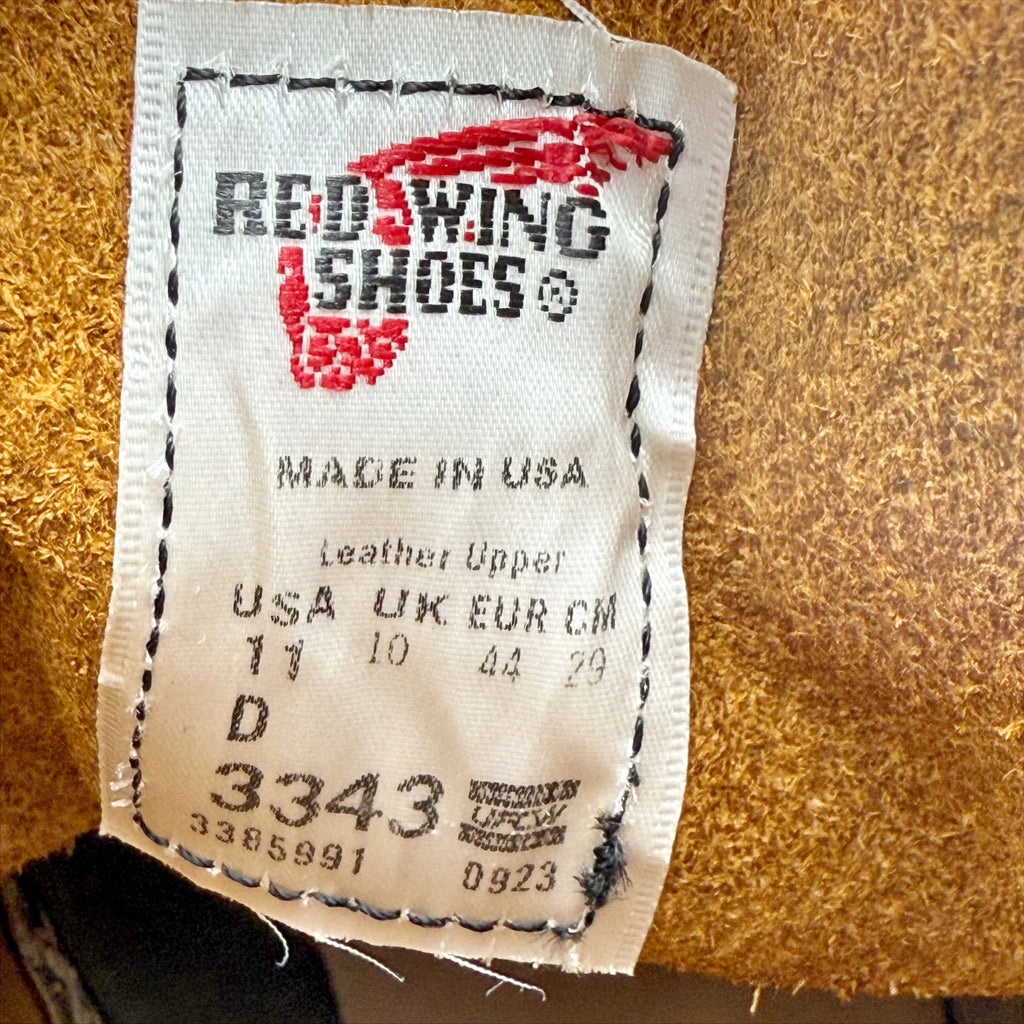 Red Wing Mens Blacksmith 6" Boots US 11D Tan Copper Rough & Tough Leather NIB