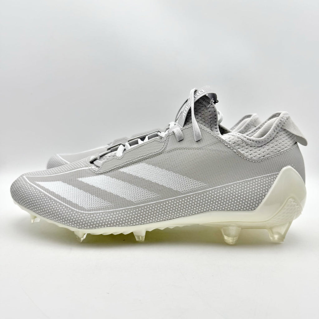 Adidas Mens Adizero Electric 1 Football Cleats Size 12 Grey White Athletic NIB