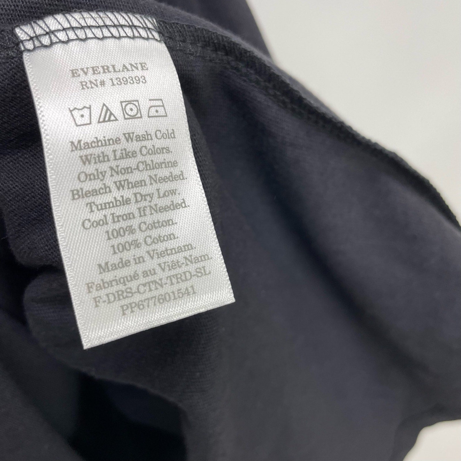 Everlane Womens Midi Dress XS Black The Weekend Tiered Cotton Sleeveless NWOT