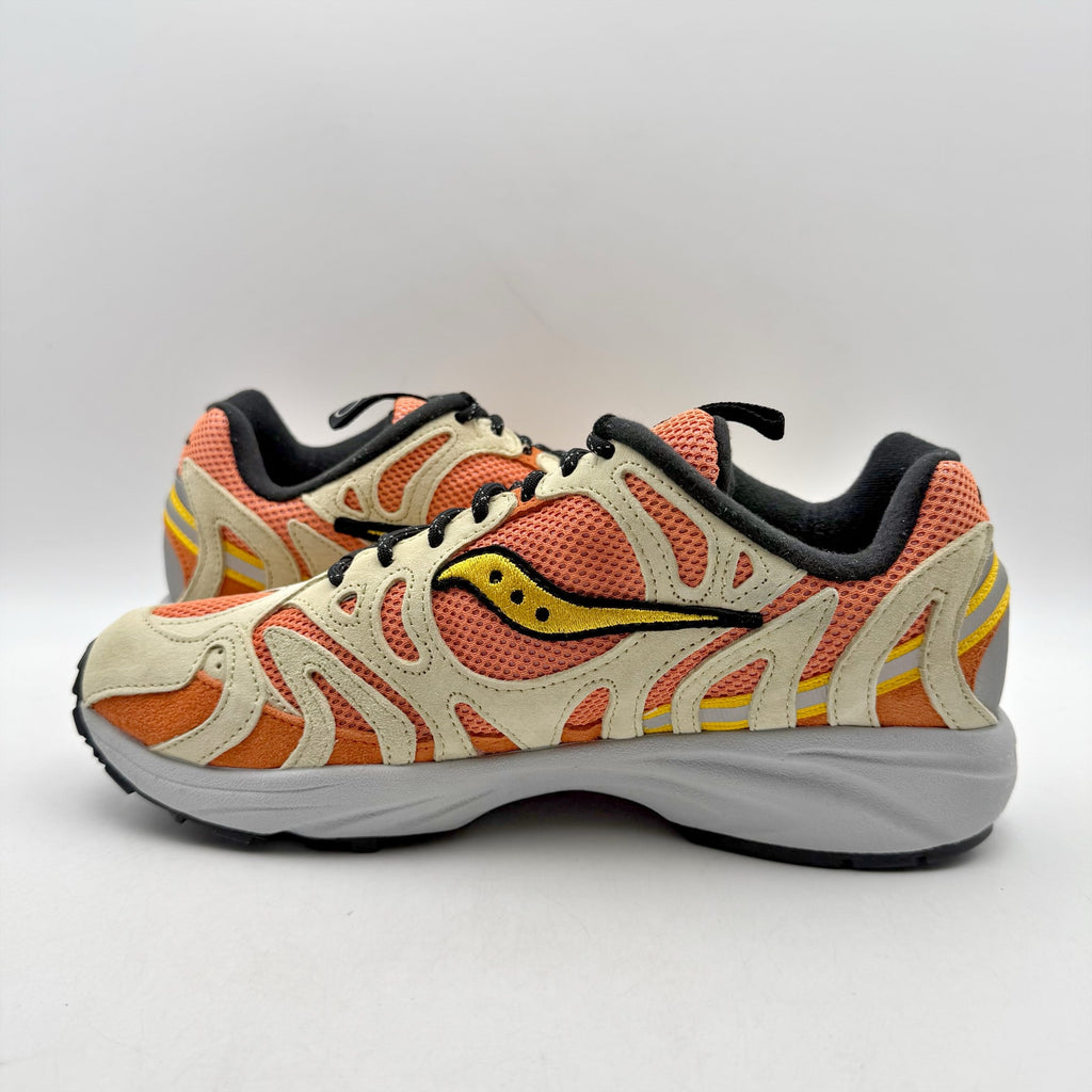 Saucony Mens Grid Azura 2000 Athletic Shoes Size 8 EU 41 Orange Tan NIB