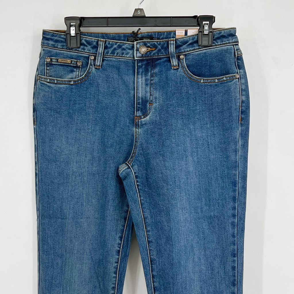 PRANA Womens Sienna Skinny Jeans Size 10 30x31 True Blue Stretch Mid Rise NWT