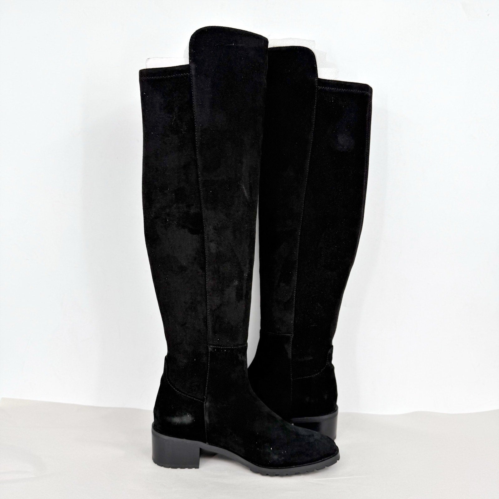Blondo Womens Sierra Knee High Boot US 6 M EU 36-37 Black Suede Waterproof  NWOB