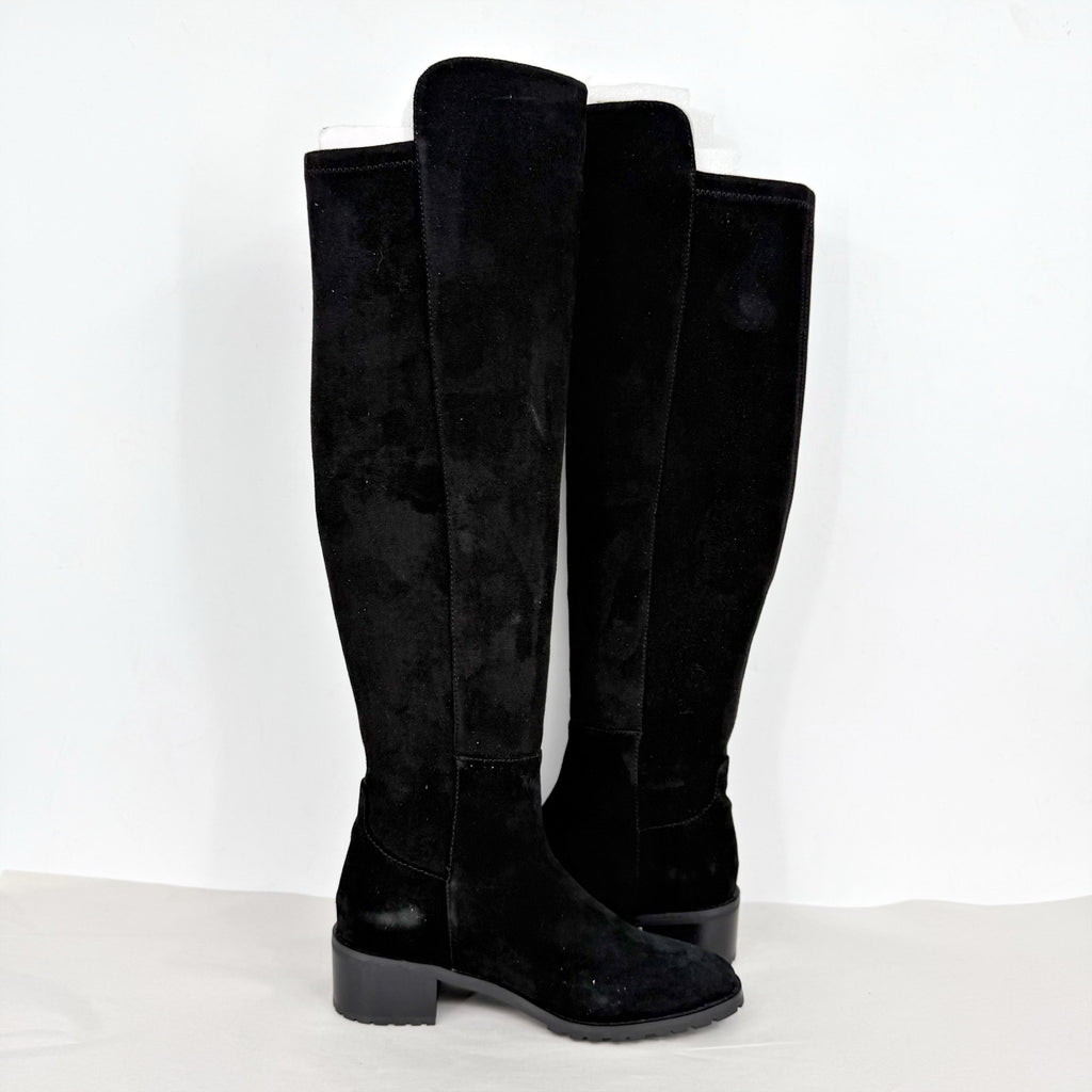 Blondo Womens Sierra Knee High Boots Size 6 M Black Suede Waterproof  NWOB