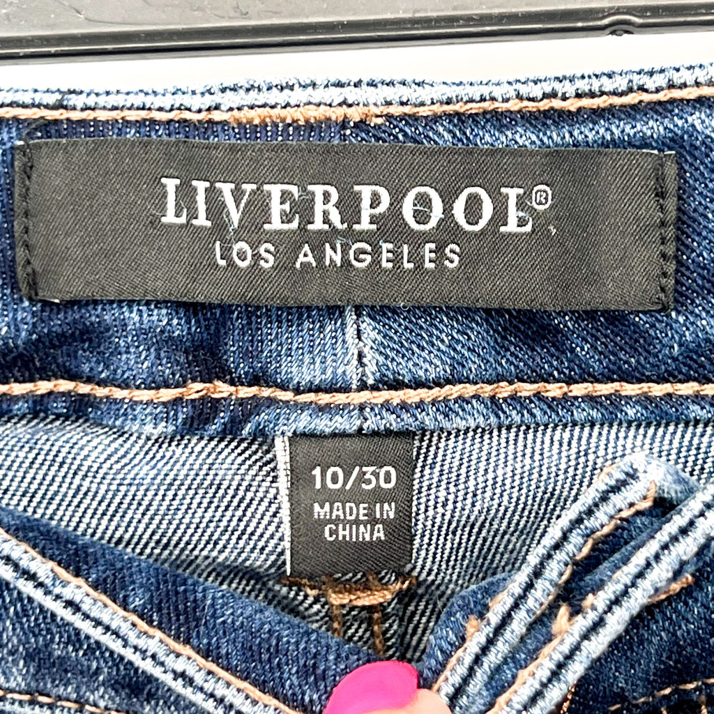 Liverpool Women's Lucy Bootcut Jeans Size 10/30 Yuba Blue Mid Rise Denim NWT