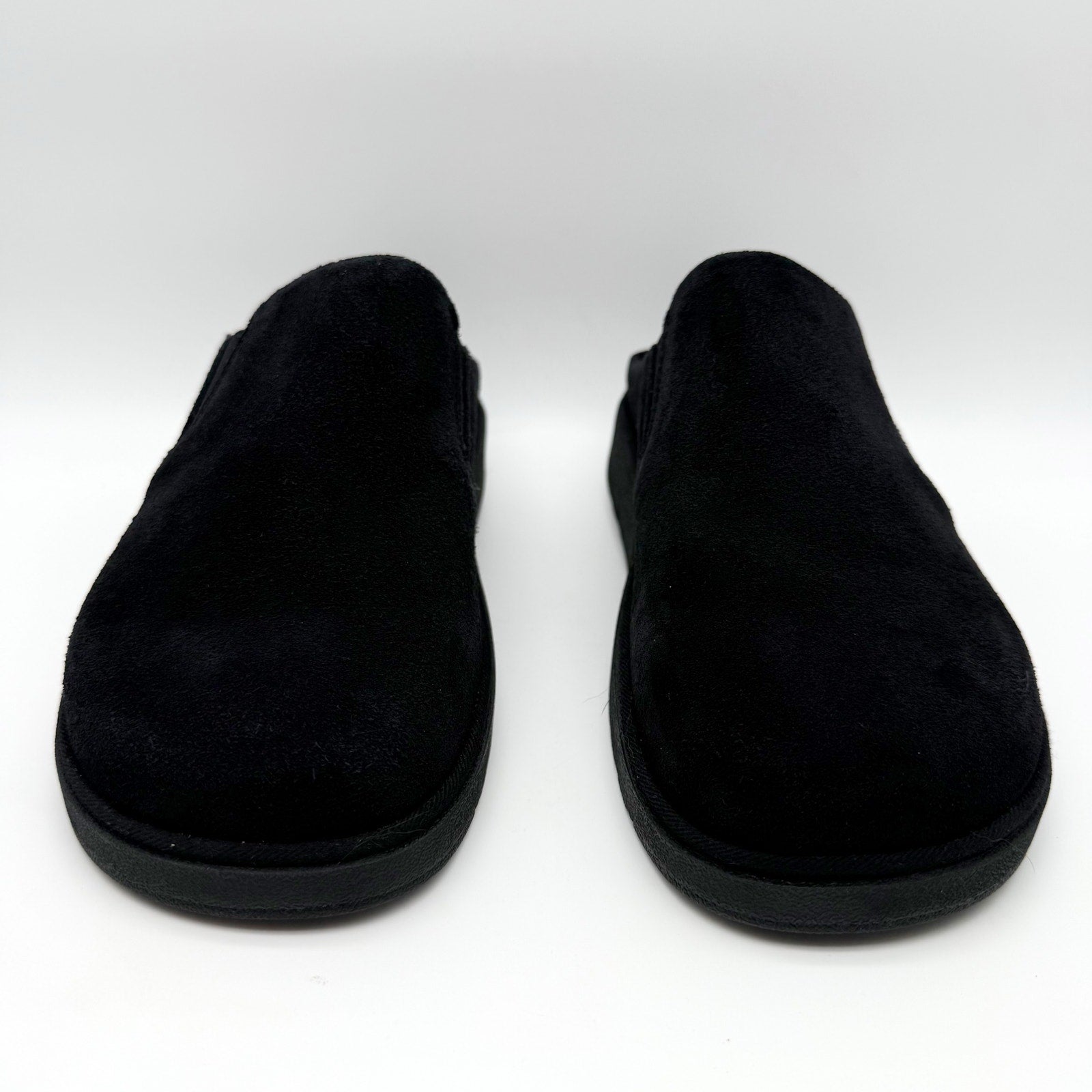 FitFlop Womens Gen-FF Elasticated Mules US 9 EU 41 Black Suede NIB