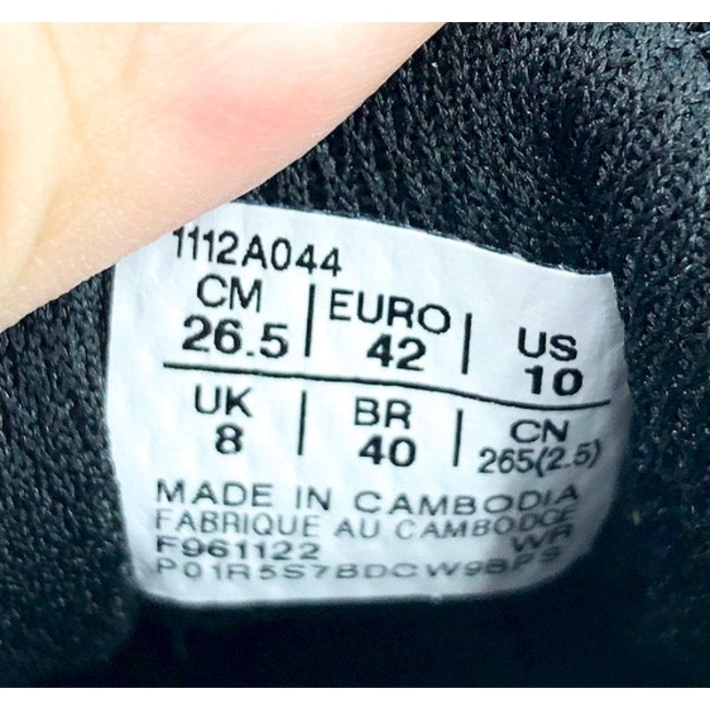 ASICS Womens Gel-Lethal Field Hockey Sneakers US 10 Black Silver Lace Up NIB