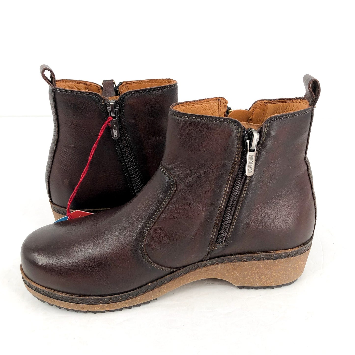 PIKOLINOS Womens W0W-8988 Granada Ankle Boots EU 36 US 6 Brown Leather NIB