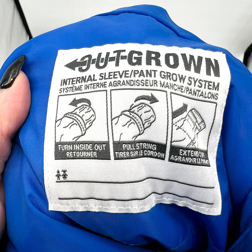 COLUMBIA Kids' Adventure Ride II Insulated Snow Bibs Size 4T Mountain Blue NWOT