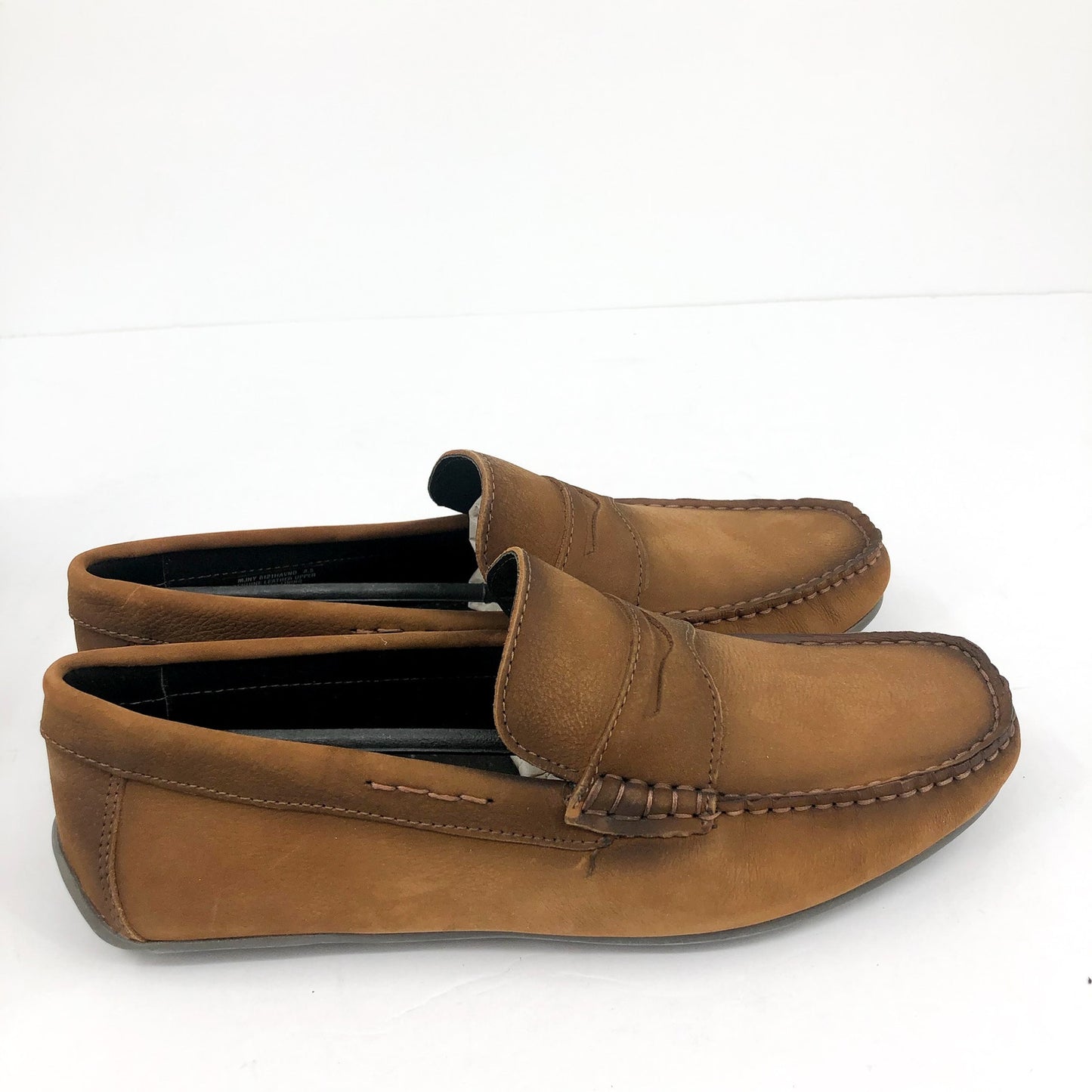 MARC JOSEPH NEW YORK Men's Nebraska Loafer 8.5 Havana Nubuck Leather Casual NIB