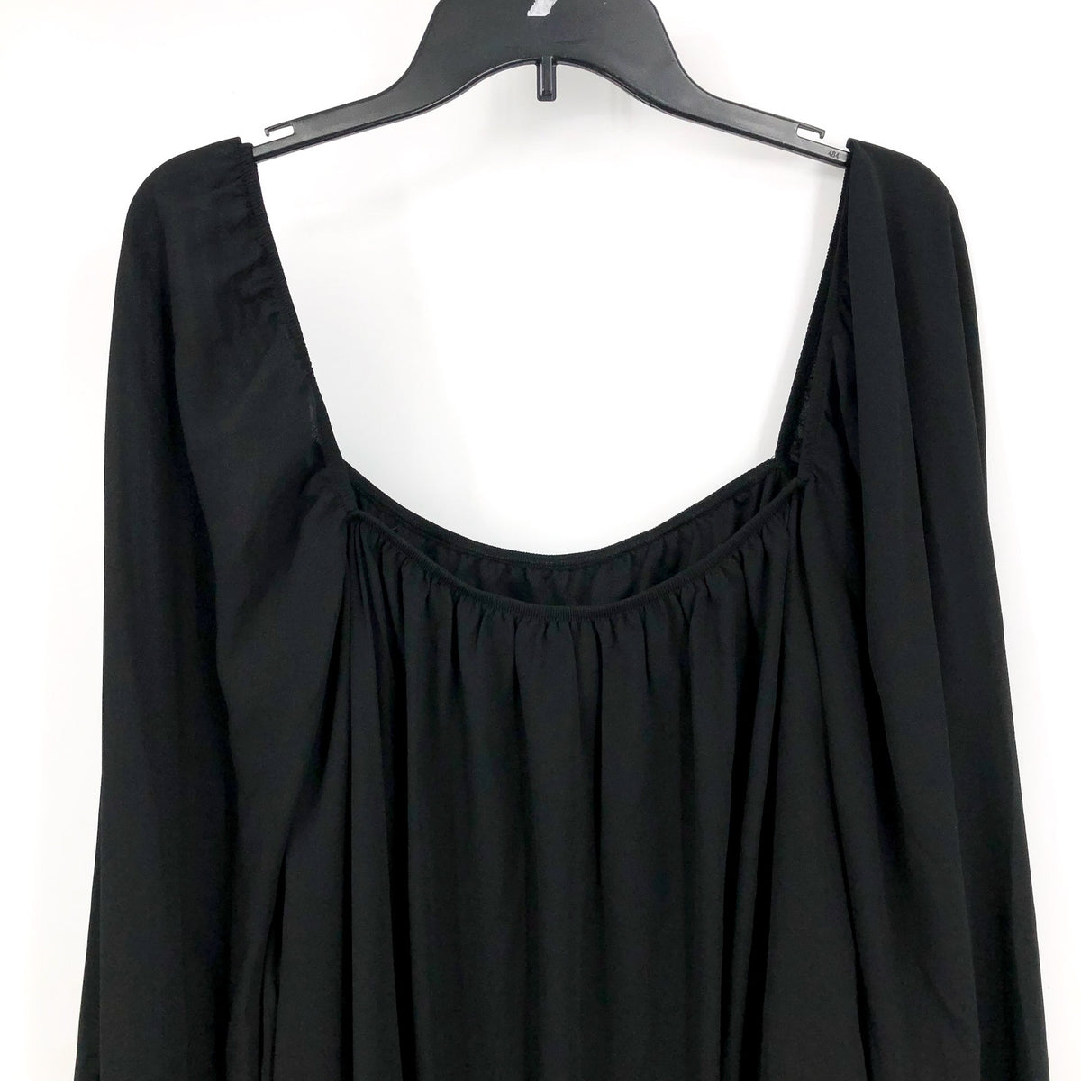 SHOW ME YOUR MUMU Women's Briar Mini Dress Medium Black Ruffle Long Sleeve NWT