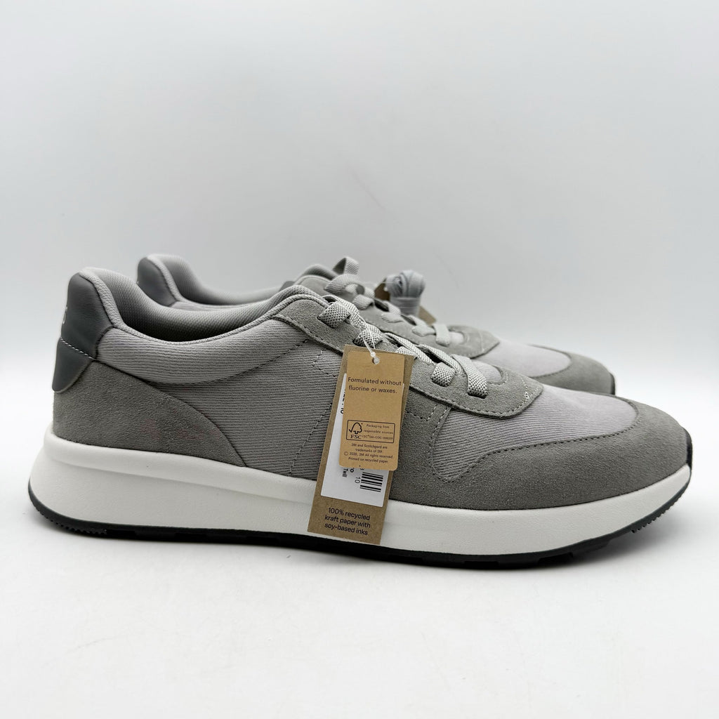 Toms Mens Travel Lite Retro Sneakers US 10 EU 43 Grey Suede NIB