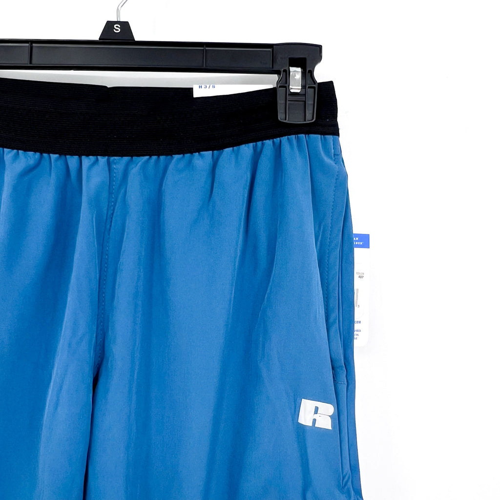 RUSSELL ATHLETIC Men's Chaser Athletic Shorts Medium Eco Blue 7.5" Inseam NWT