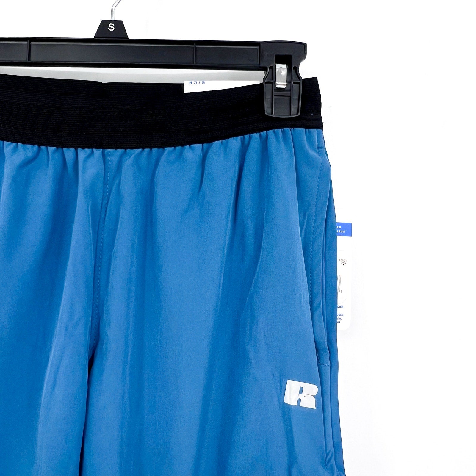 RUSSELL ATHLETIC Men's Chaser Athletic Shorts Medium Eco Blue 7.5" Inseam NWT