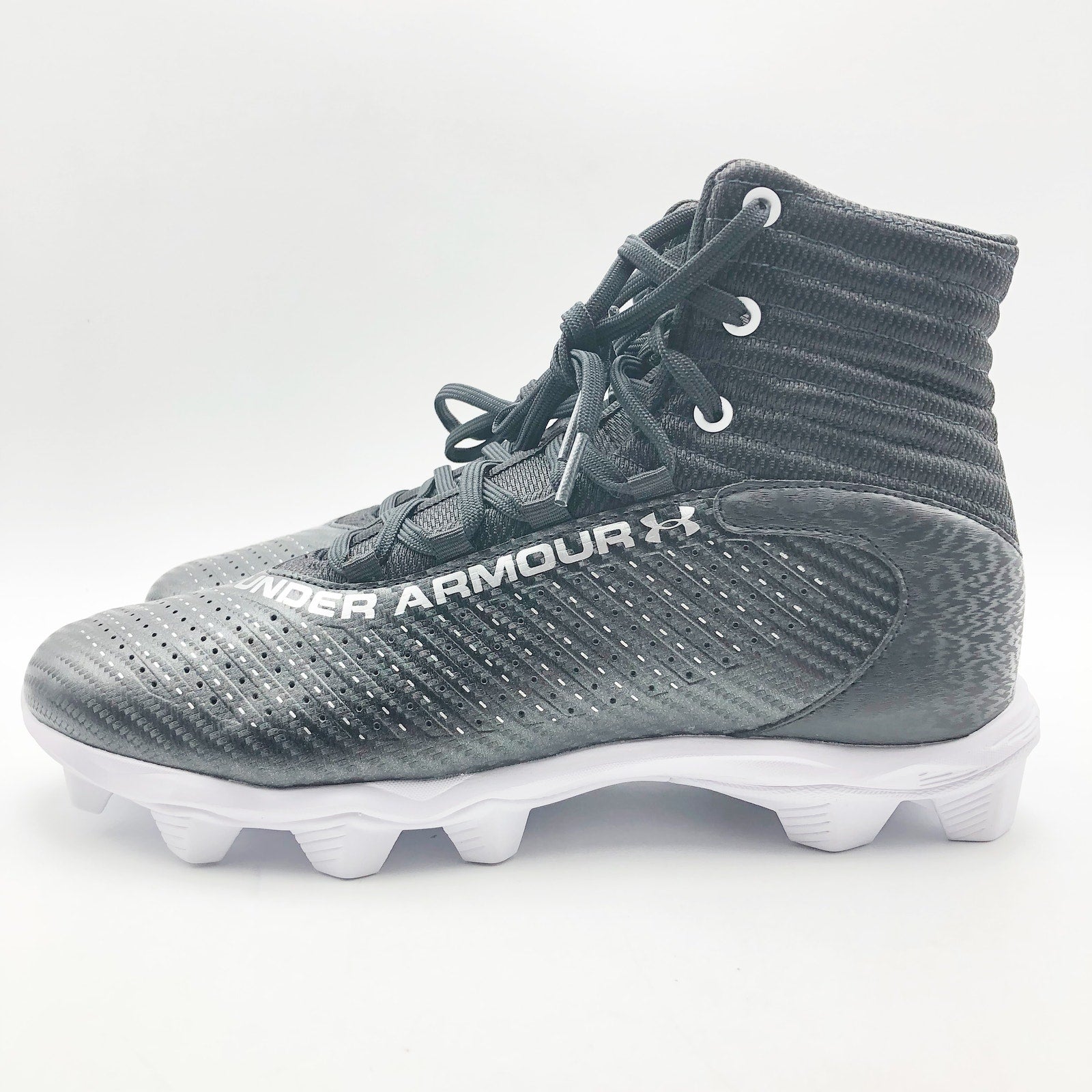 Under Armour Mens Highlight Fran RM 2.0 Football Cleats SIZE 10 Black White NWOB