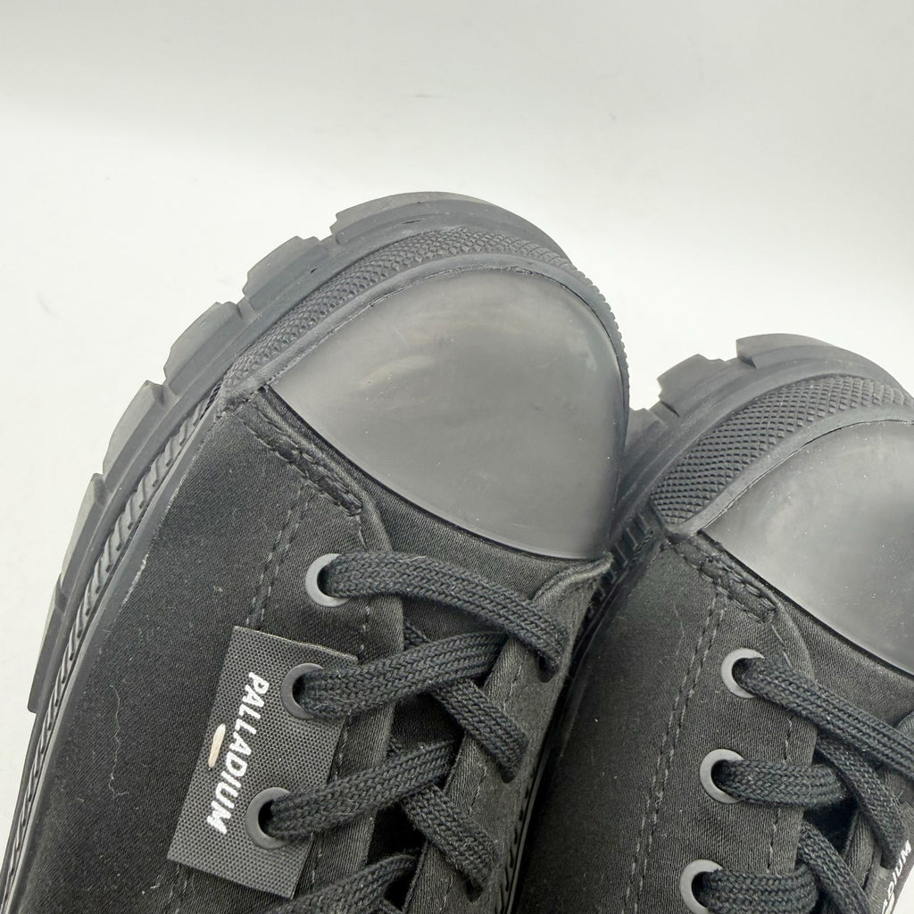 Palladium Womens Revolt Lo TX Platform Casual Sneakers Size 7.5 Black NWOB