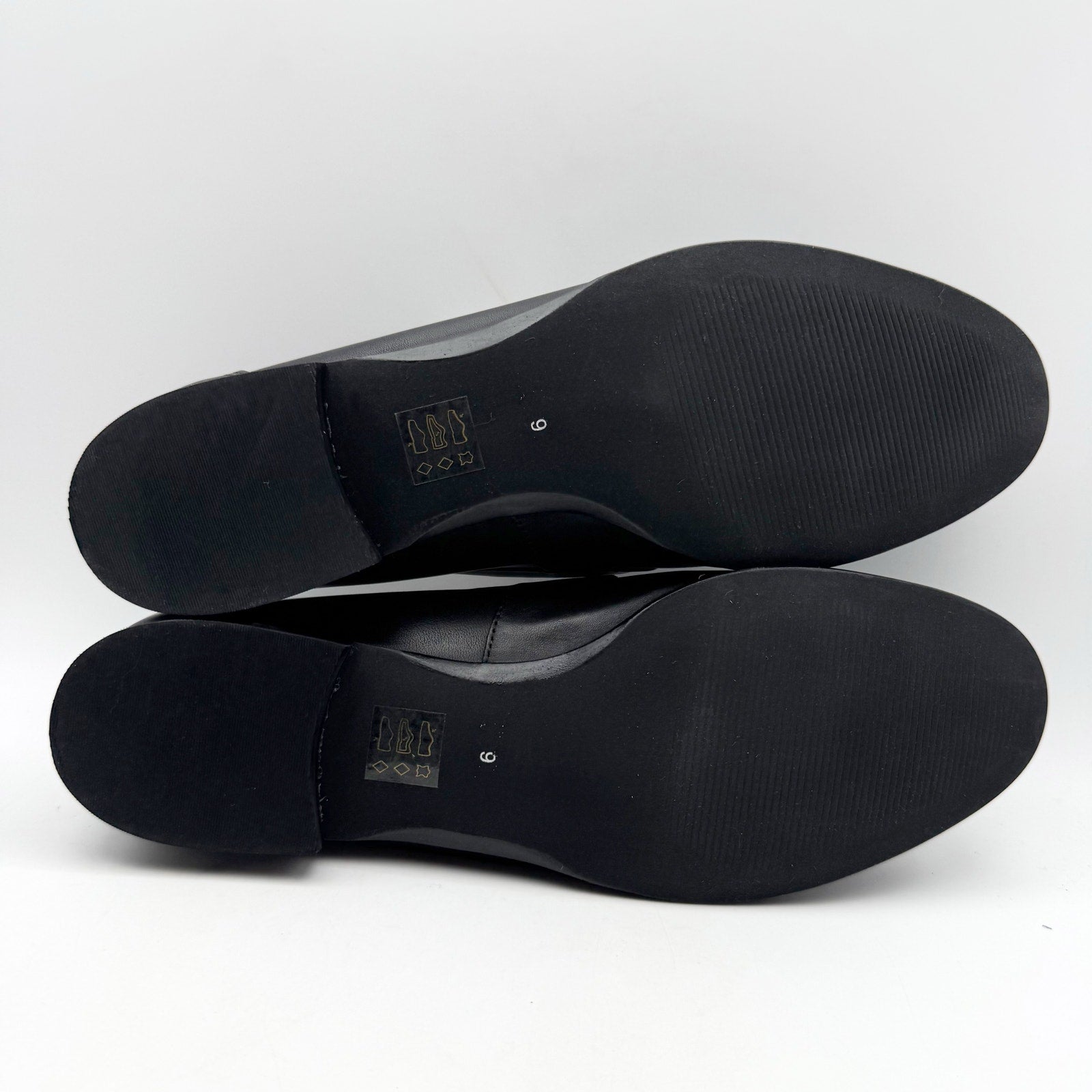 Marc Joseph New York Womens Madison Ave Loafers US 9 M Black Leather NWOB