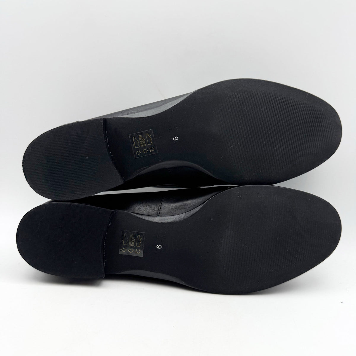 Marc Joseph New York Womens Madison Ave Loafers Size 9 M Black Leather NWOB