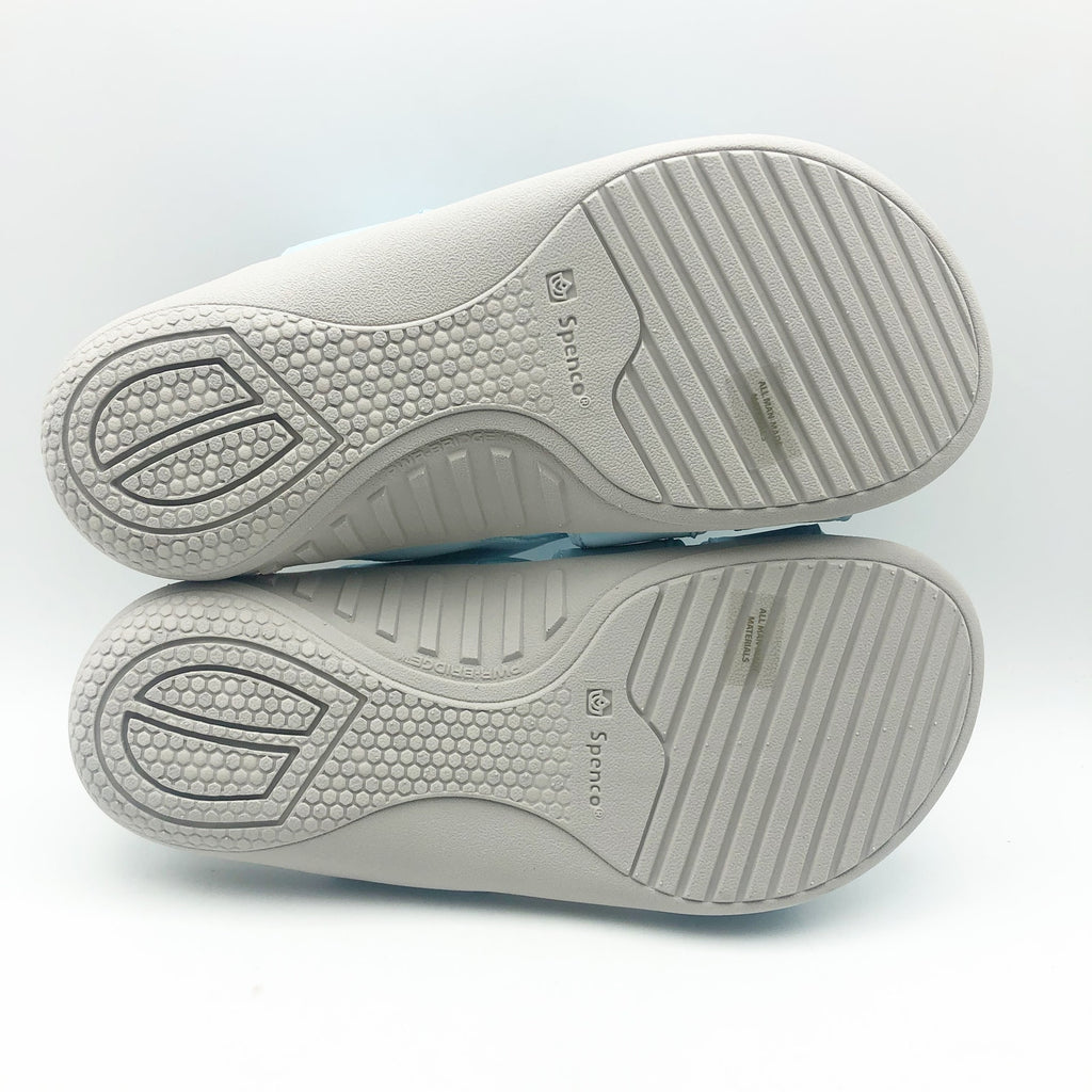 Spenco Womens KHOLO NUEVO Comfort Slide Sandals 8.5 Wide Cool Blue NWT