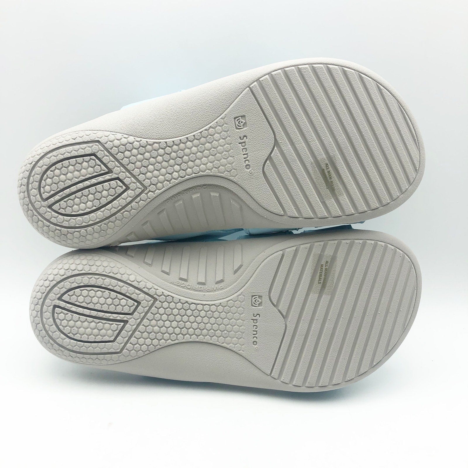 Spenco Womens KHOLO NUEVO Comfort Slide Sandals 8.5 Wide Cool Blue NWT