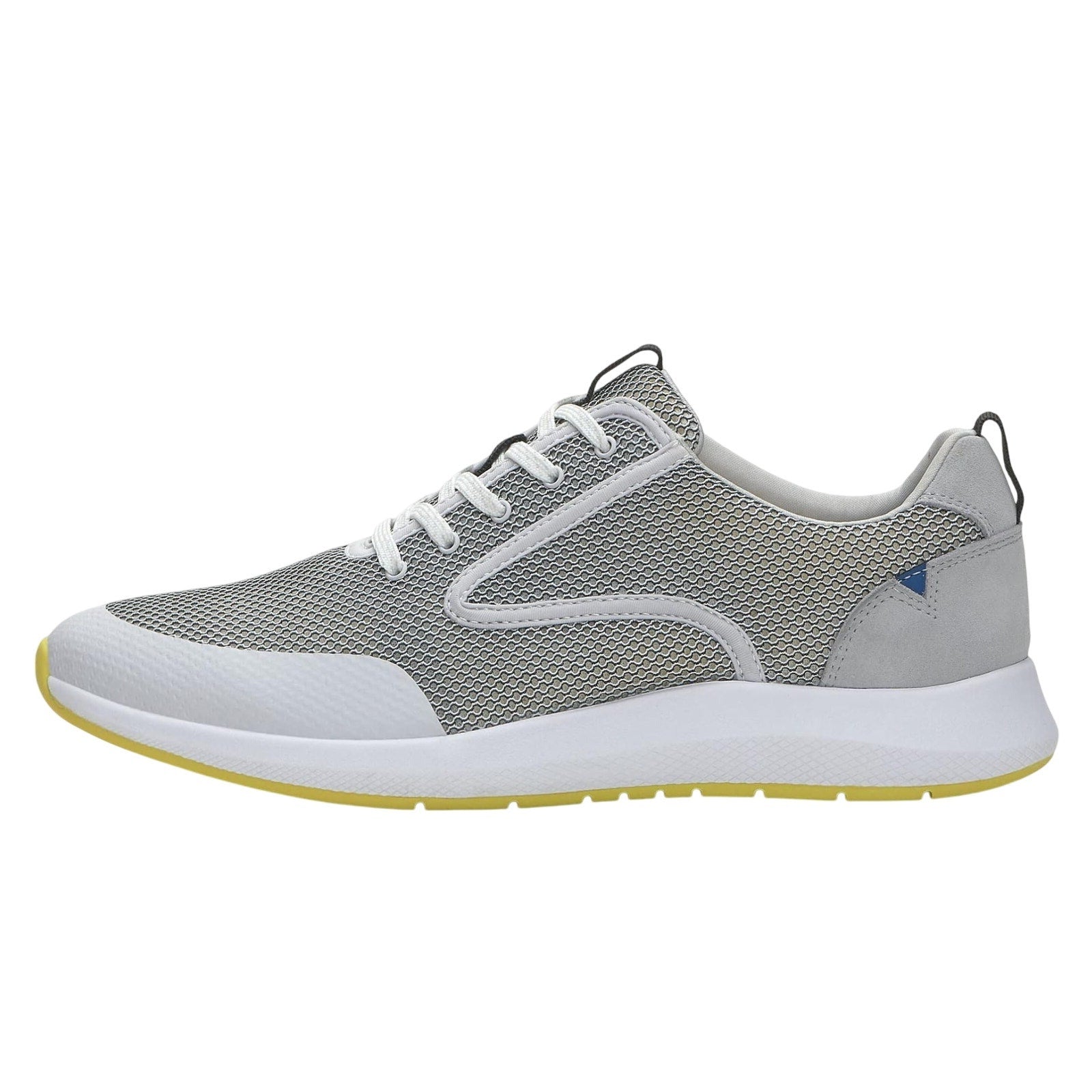 Vince Camuto Mens Emmitt Casual Sneakers US 10.5 M EU 43.5 Grey White NIB