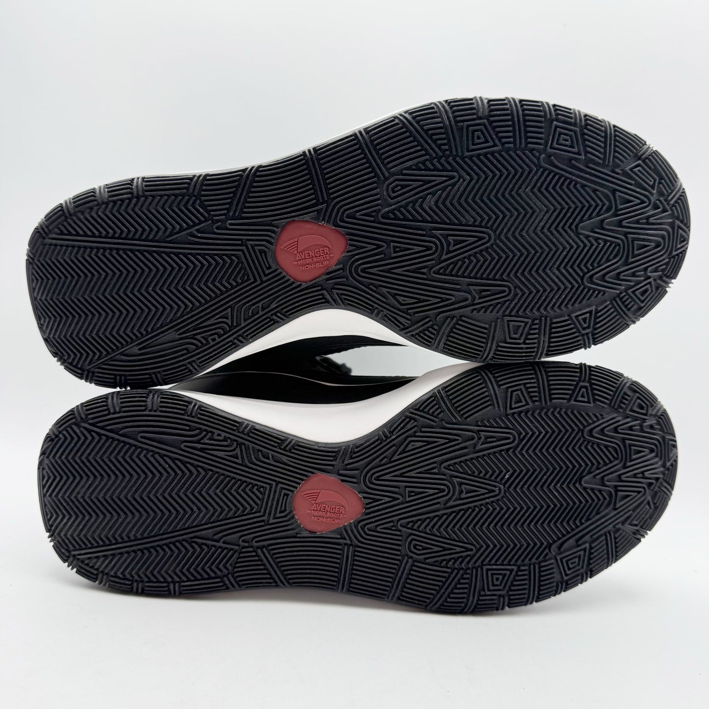 Avenger Mens Reaction SR CT Work Sneakers US 8 D EU 41.5 Black White NIB