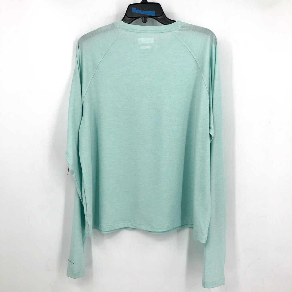 Columbia Womens PFG Uncharted Knit Long Sleeve T-Shirt XXL Glacier Blue UPF NWT