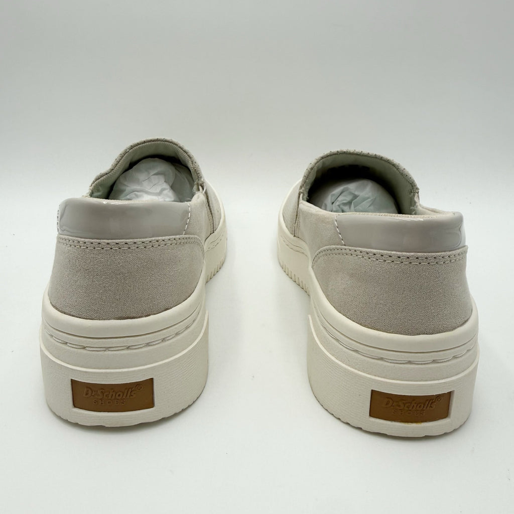 Dr. Scholls Womens Madison Next Casual Sneakers Size 7.5 Gray White Slip On NIB