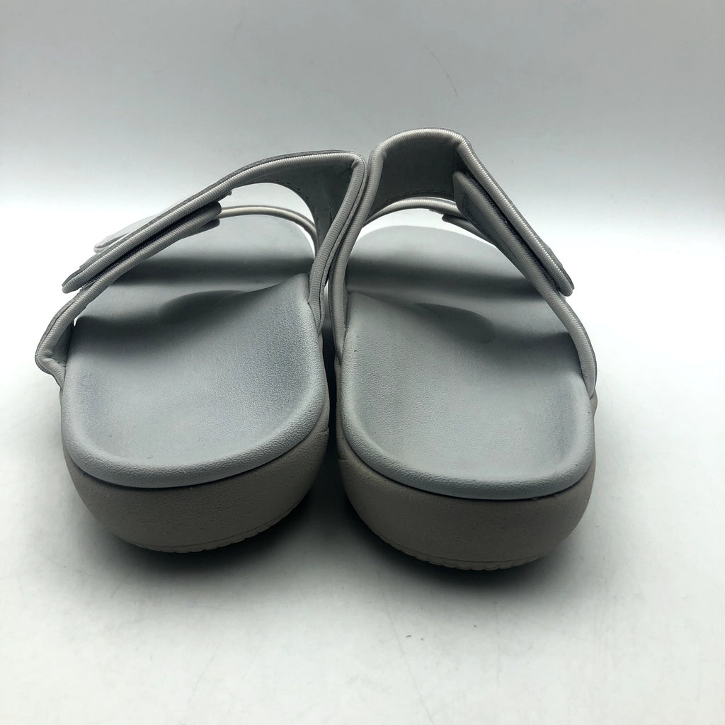Spenco Womens KHOLO NUEVO Comfort Slide Sandals Size 7.5 WIDE Glacier Grey NWT