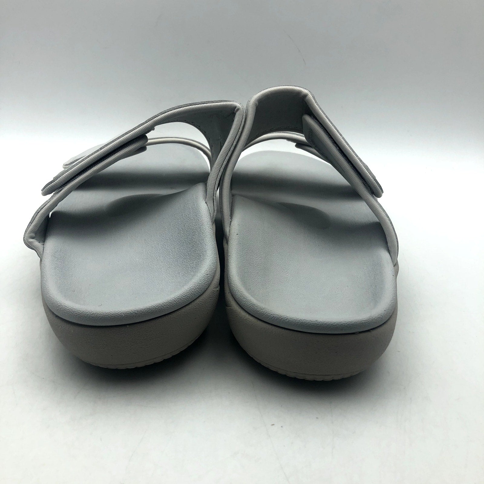 Spenco Womens KHOLO NUEVO Comfort Slide Sandals Size 7.5 WIDE Glacier Grey NWT
