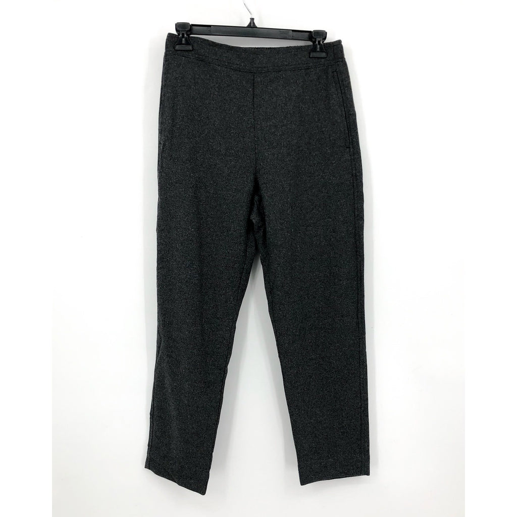 Everlane Womens The Wool Flannel Pull-On Pants Small Grey Heather Charcoal NWT
