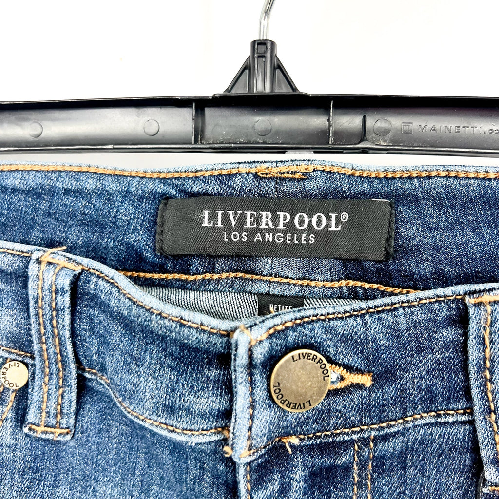 LIVERPOOL Women's Abby Skinny Jeans Size 6 - 28 Petite Medium Blue Stretch NWT