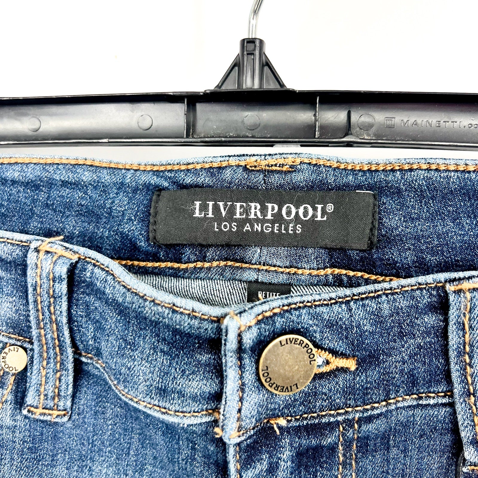 LIVERPOOL Women's Abby Skinny Jeans Size 6 - 28 Petite Medium Blue Stretch NWT