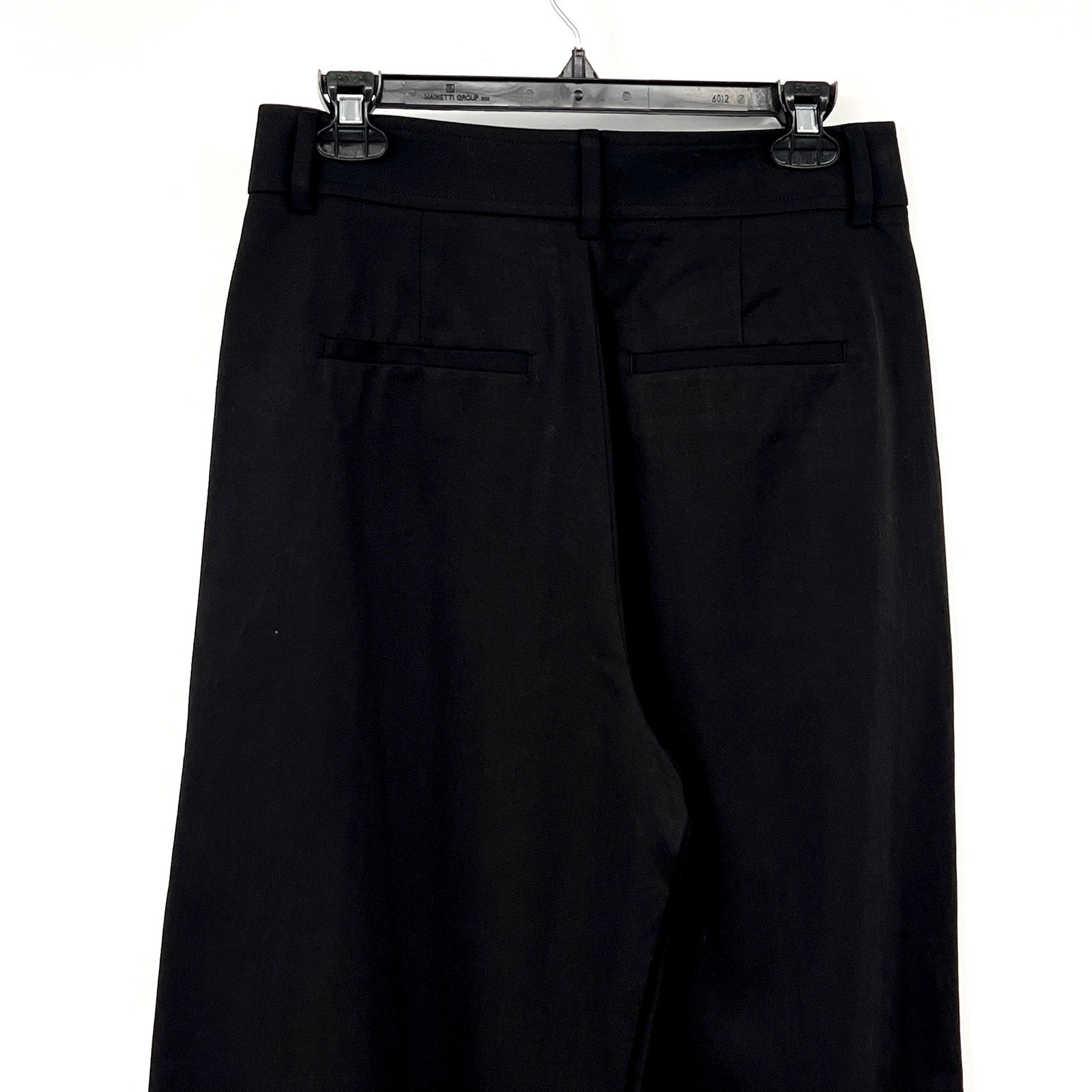 Everlane Womens The Way-High Drape Pants Size 6 Black 31" Inseam Pleated NWT