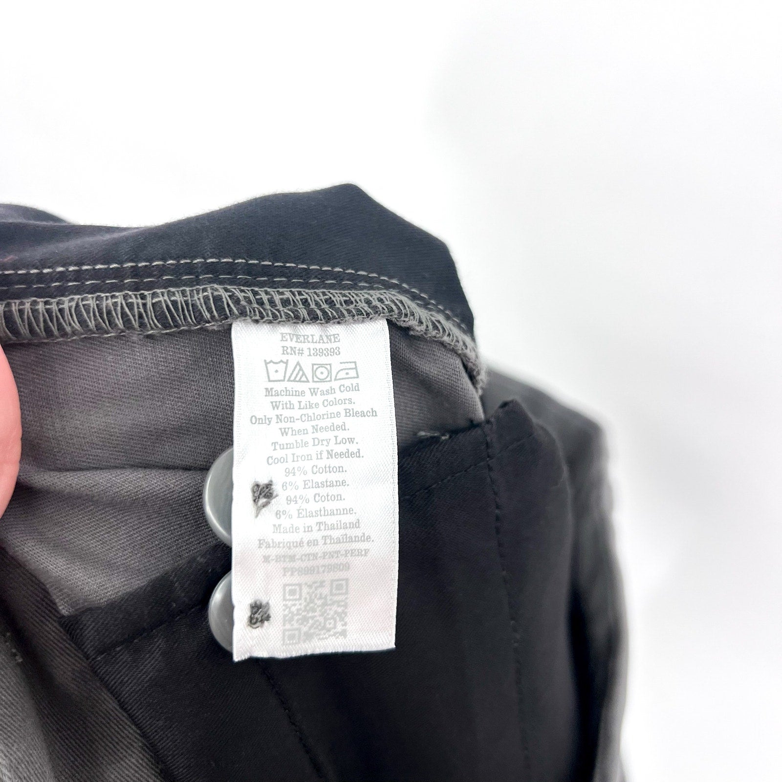 EVERLANE UNIFORM Men's The Performance Chino 32x30 Slate Grey Stretch Pants NWT
