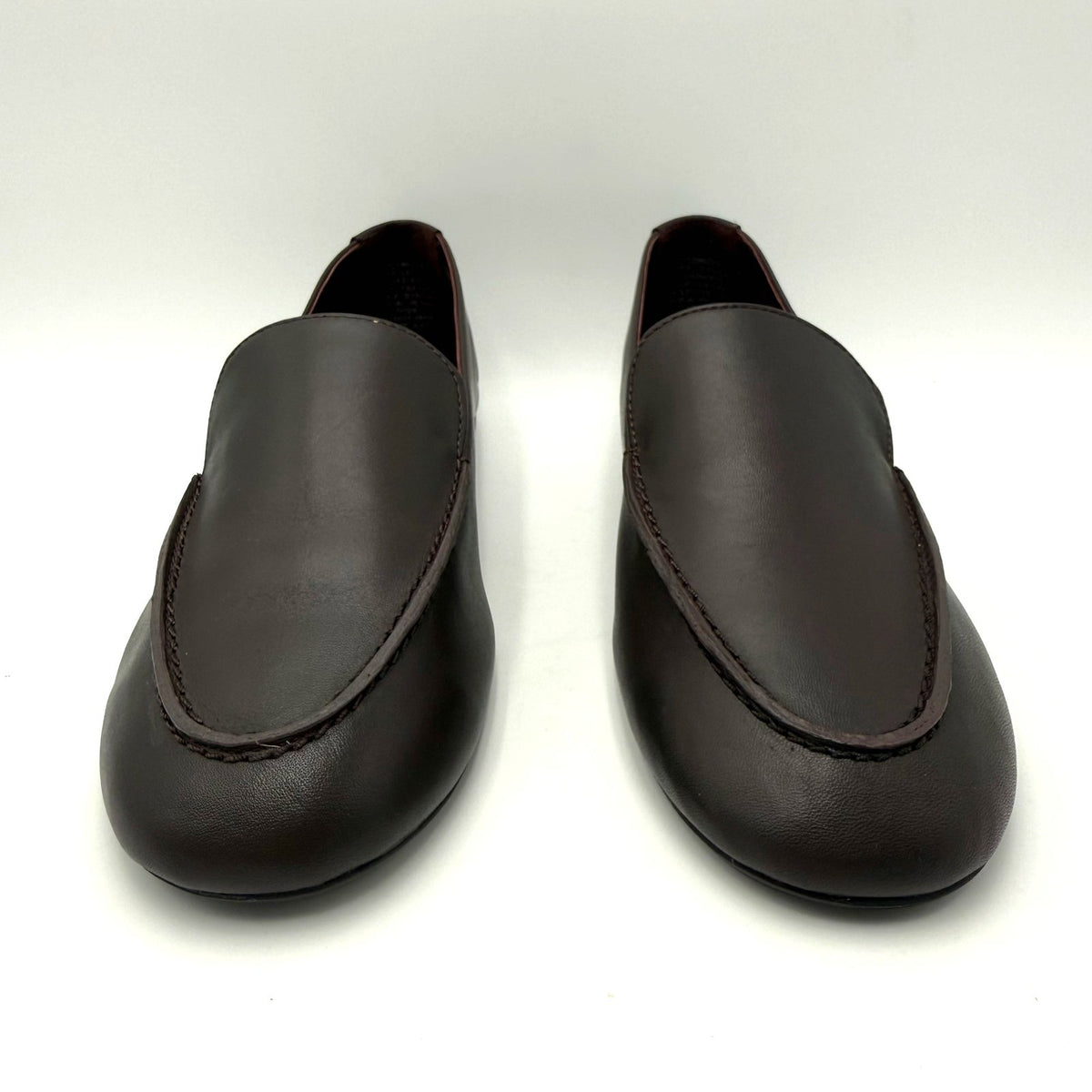 Madewell Womens The Dolli Glove Loafer Size 8.5 Dark Carob Brown Leather NIB