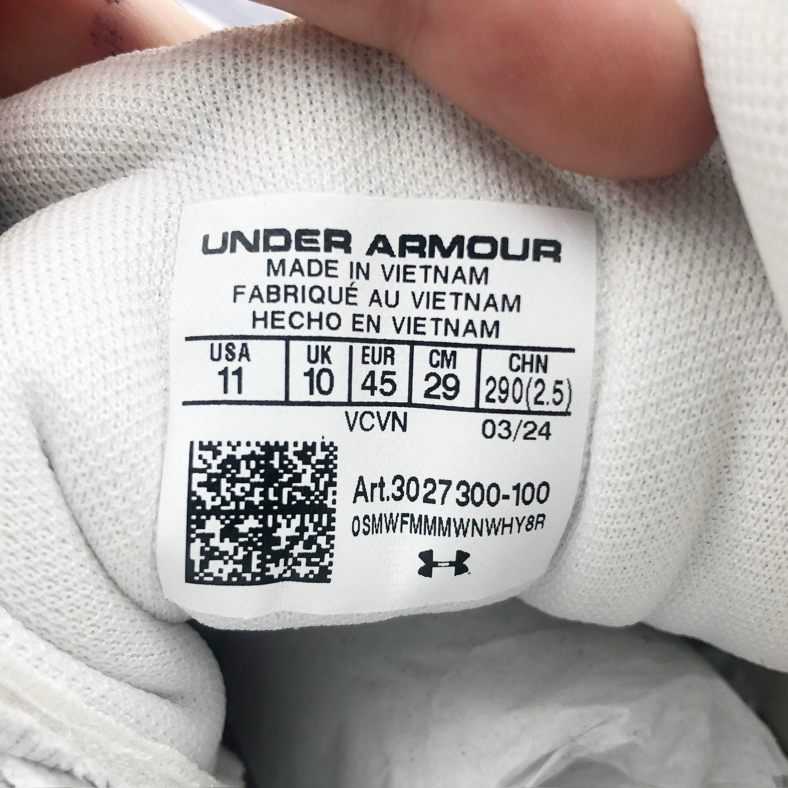 Under Armour Mens Highlight RM 2.0 Molded Football Cleats Size 11 White NWOB