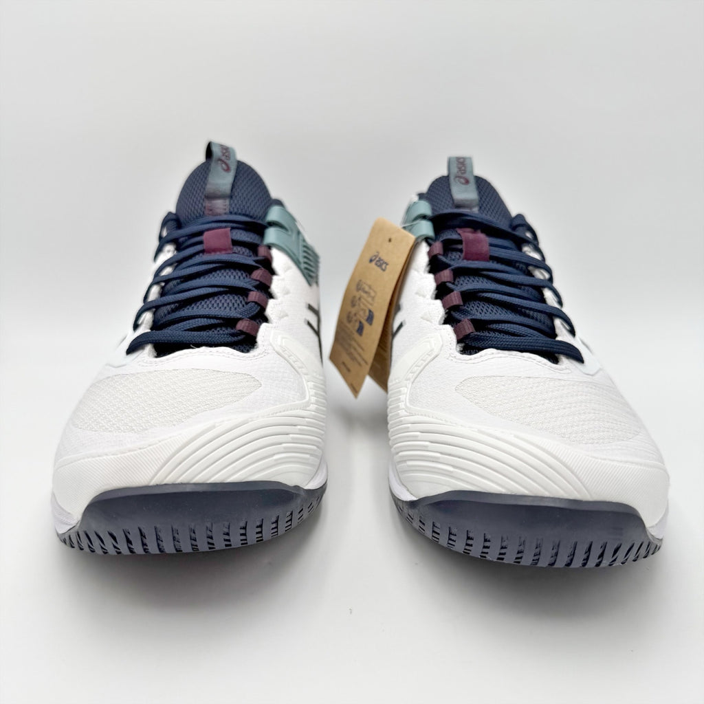 ASICS Mens Solution Speed FF 4 Athletic Court Shoe US 13 White Midnight Blue NIB