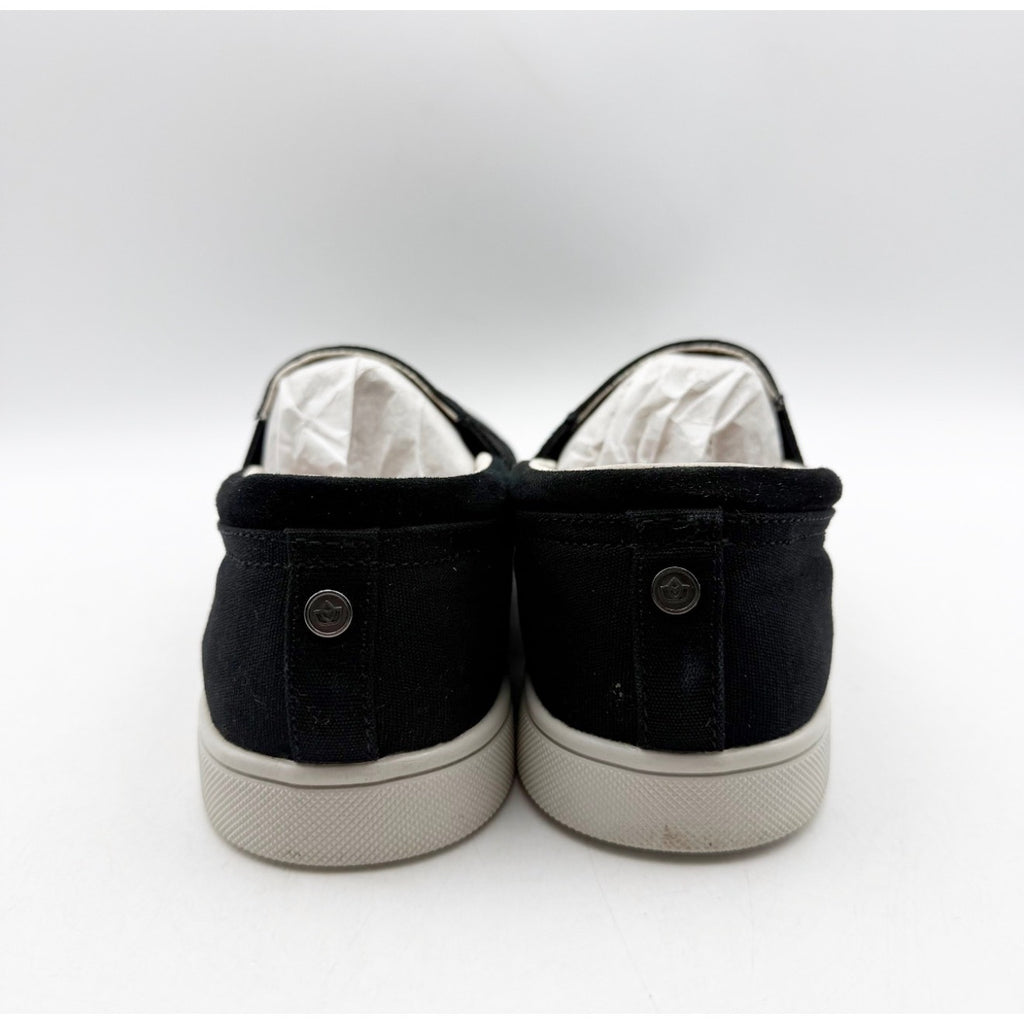 Spenco Women Waterfront Canvas Slip On Sneakers Size 7 EU 37.5 Black NIB