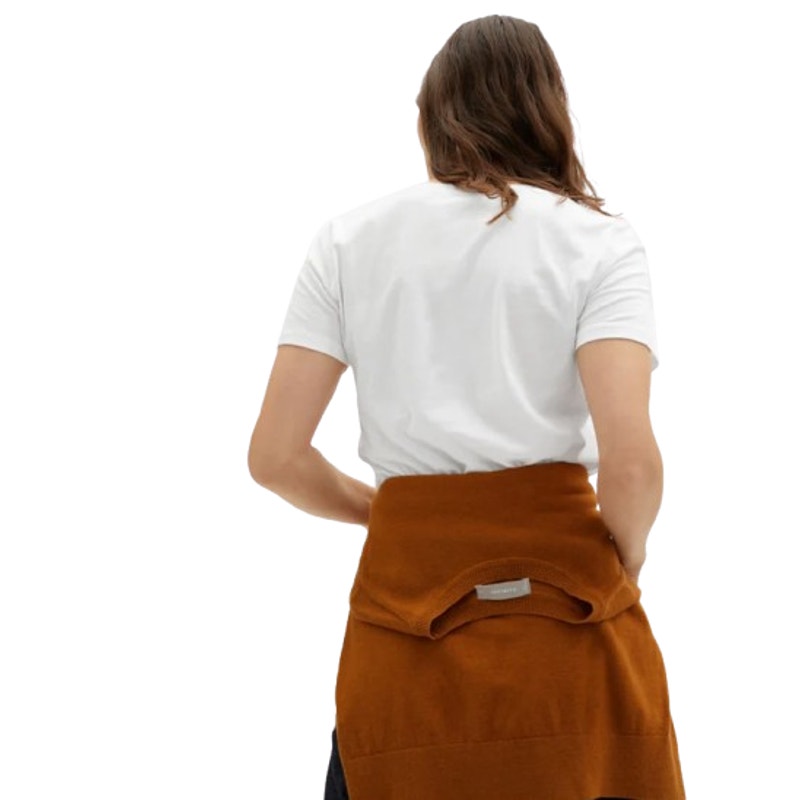 EVERLANE Women's The Organic Cotton V-Neck Tee Small White Short Sleeve NWT