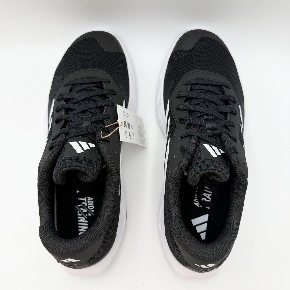 Adidas Mens Amplimove Trainer Athletic Shoes Size 9.5 Black White NIB