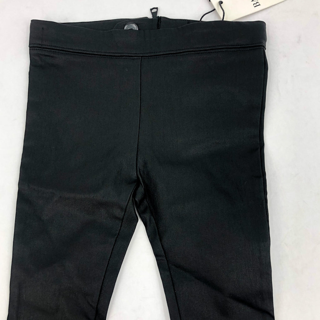 BARDOT JUNIOR Baby Raven Leggings 12-18 Months Black Zipper Back NWT