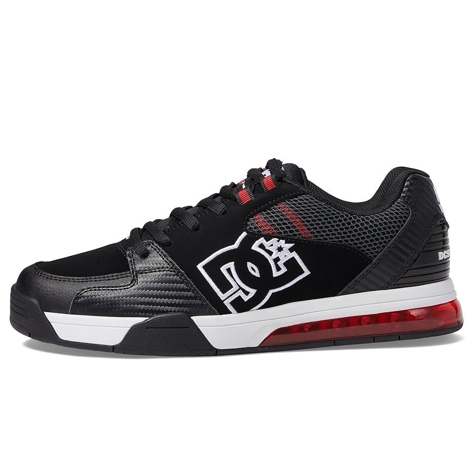 DC Mens Versatile Skate Casual Sneakers Size 11 EU 44.5 Black White Red NIB