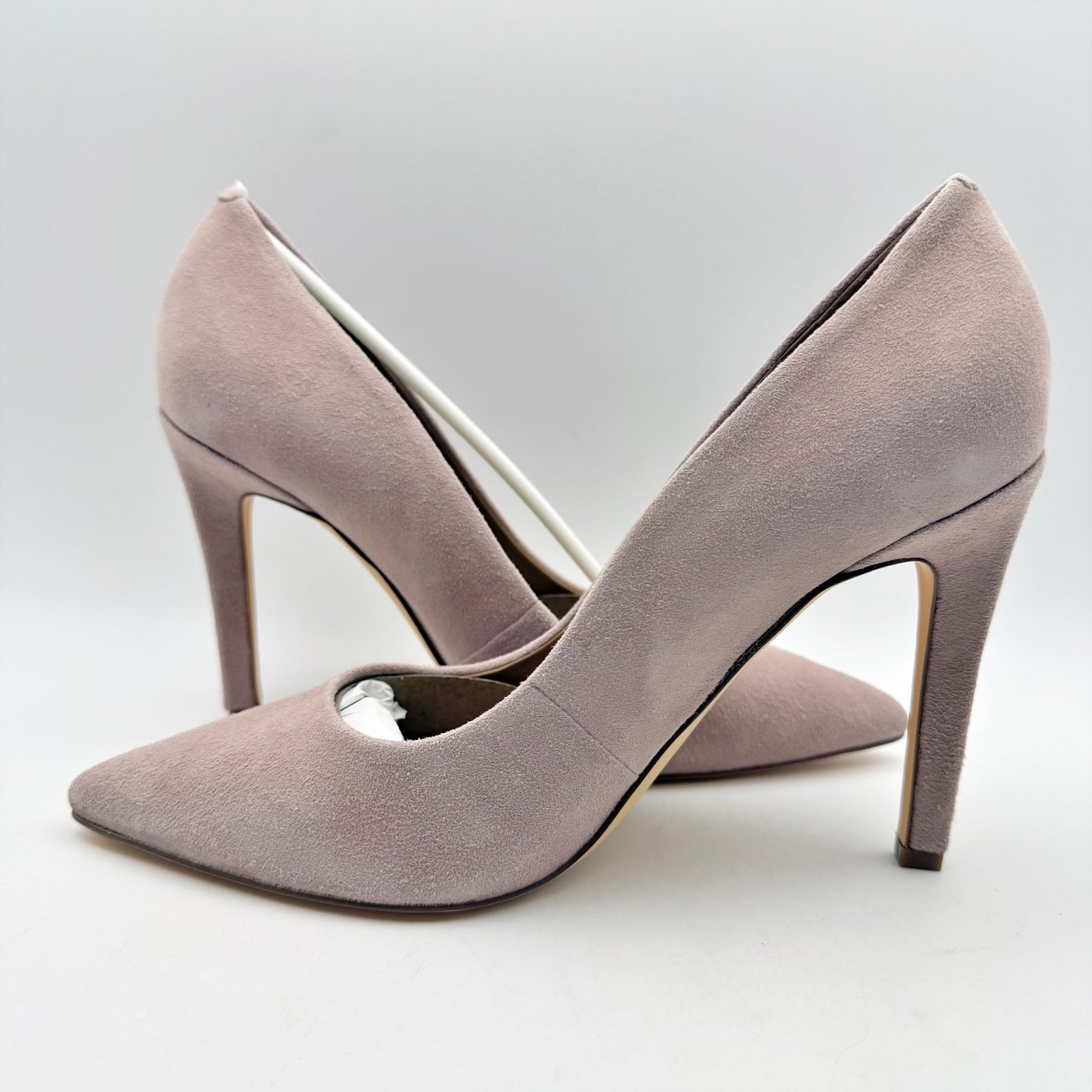 Calvin Klein Womens Brady High Heels Size 8.5 Pink Suede Pumps NIB