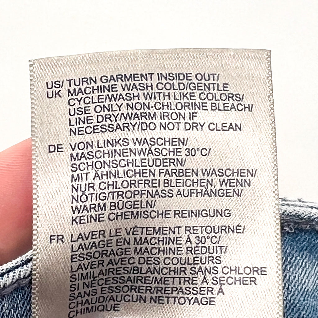 NYDJ Womens Margot Girlfriend Jeans Size 26W PETITE Kingston Blue NWOT