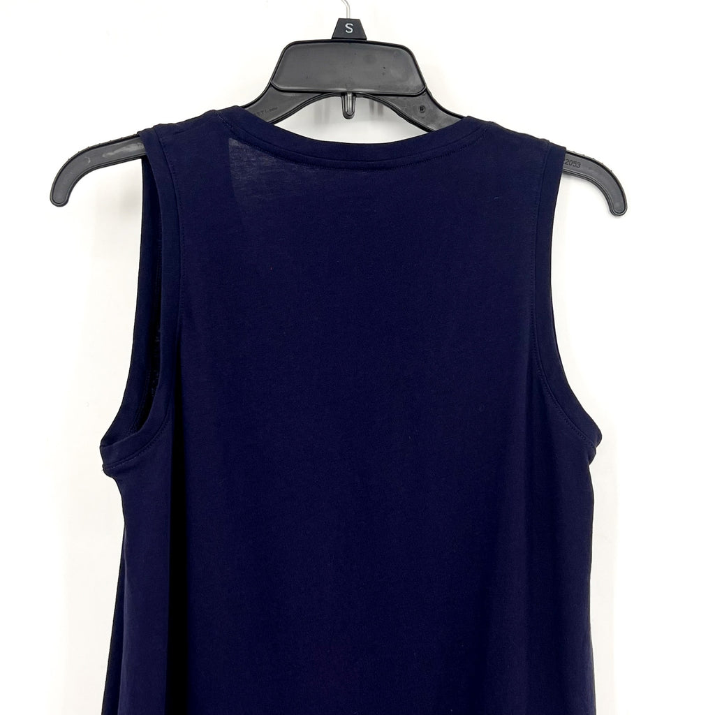 MADEWELL Women's Northside V-Neck Tank Top Small Blue Juniper Berry P2708 NWT